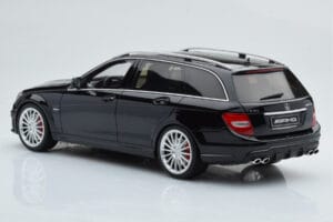 Mercedes C63 AMG S204 T-Model Nero GT Spirit 1:18 GT760 Resina — immagine 5 di 6