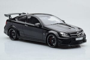 Mercedes C63 AMG W204 Black Series Nero GT Spirit 1:18 ZM019 Resina — immagine 4 di 7