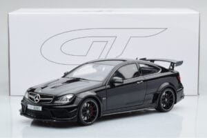 Mercedes C63 AMG W204 Black Series Nero GT Spirit 1:18 ZM019 Resina — immagine 7 di 7