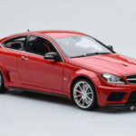 Mercedes C63 AMG W204 Black Series Rosso GT Spirit 1:18 - image 4 of 6