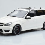 Mercedes C63 AMG S204 T-Model Bianco GT Spirit 1:18