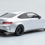 Mercedes C63S AMG C205 Coupe Argento GT Spirit 1:18 - image 2 of 6