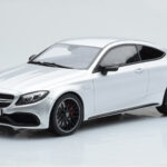 Mercedes C63S AMG C205 Coupe Argento GT Spirit 1:18