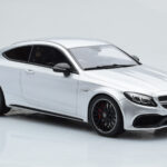 Mercedes C63S AMG C205 Coupe Argento GT Spirit 1:18 - image 4 of 6