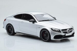 Mercedes C63S AMG C205 Coupe Argento GT Spirit 1:18 GT116 Resina — immagine 4 di 6