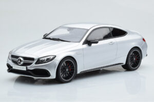 Mercedes C63S AMG C205 Coupe Argento GT Spirit 1:18