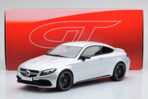 Mercedes C63S AMG C205 Coupe Argento GT Spirit 1:18 GT116 Resina — immagine 6 di 6