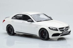 Mercedes C63S AMG W205 Bianco GT Spirit 1:18 B66960370 Resina — immagine 4 di 6