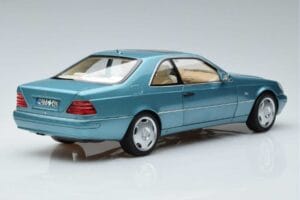Mercedes CL600 C140 Blu Metallizzato Norev 1:18 183448 Pressofusione — immagine 3 di 7