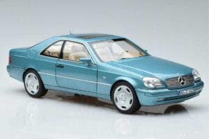 Mercedes CL600 C140 Blu Metallizzato Norev 1:18 183448 Pressofusione — immagine 5 di 7