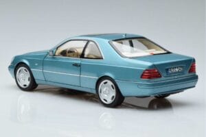 Mercedes CL600 C140 Blu Metallizzato Norev 1:18 183448 Pressofusione — immagine 6 di 7