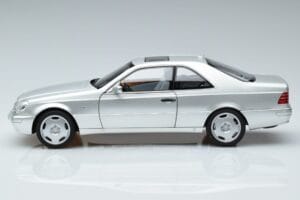 Mercedes CL600 C140 Argento Metallizzato Norev 1:18 183446 Pressofusione — immagine 4 di 7