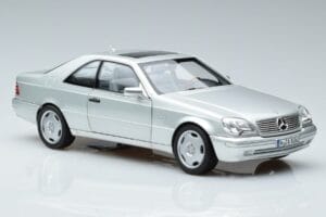 Mercedes CL600 C140 Argento Metallizzato Norev 1:18 183446 Pressofusione — immagine 5 di 7