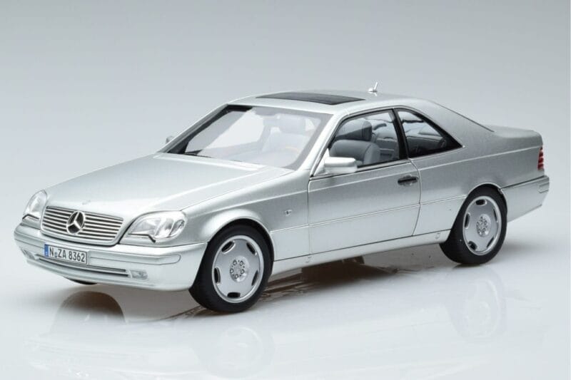 Mercedes CL600 C140 Argento Metallizzato Norev 1:18 183446 Pressofusione