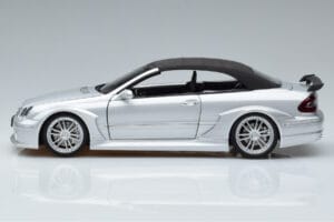 Mercedes CLK DTM AMG W209 Cabriolet Argento Kyosho 1:18 B66962272 Pressofusione — immagine 4 di 8