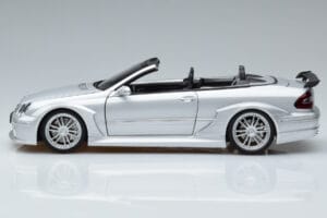 Mercedes CLK DTM AMG W209 Cabriolet Argento Kyosho 1:18 B66962272 Pressofusione — immagine 5 di 8
