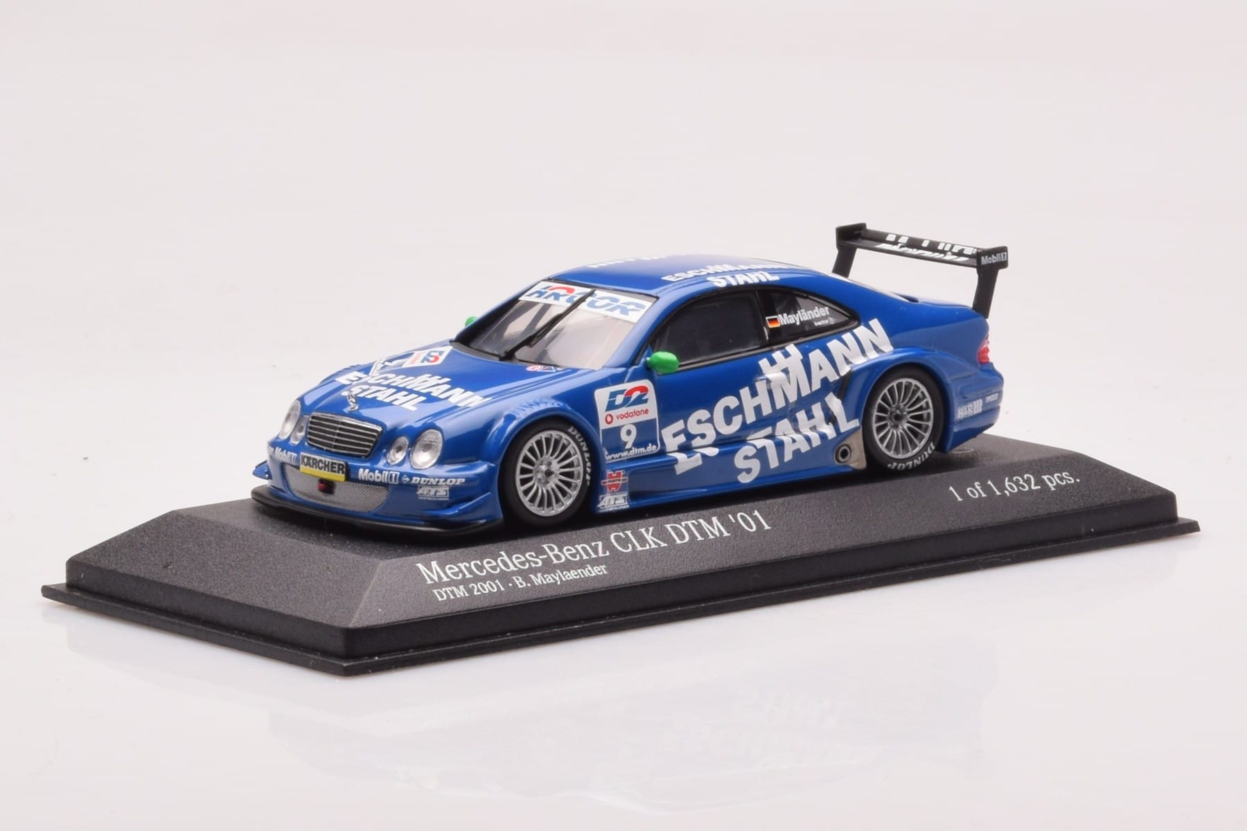 Mercedes CLK DTM Team Manthey #9 B. Maylander DTM 2001 Minichamps 1:43 400013109 Pressofusione — immagine 2 di 4