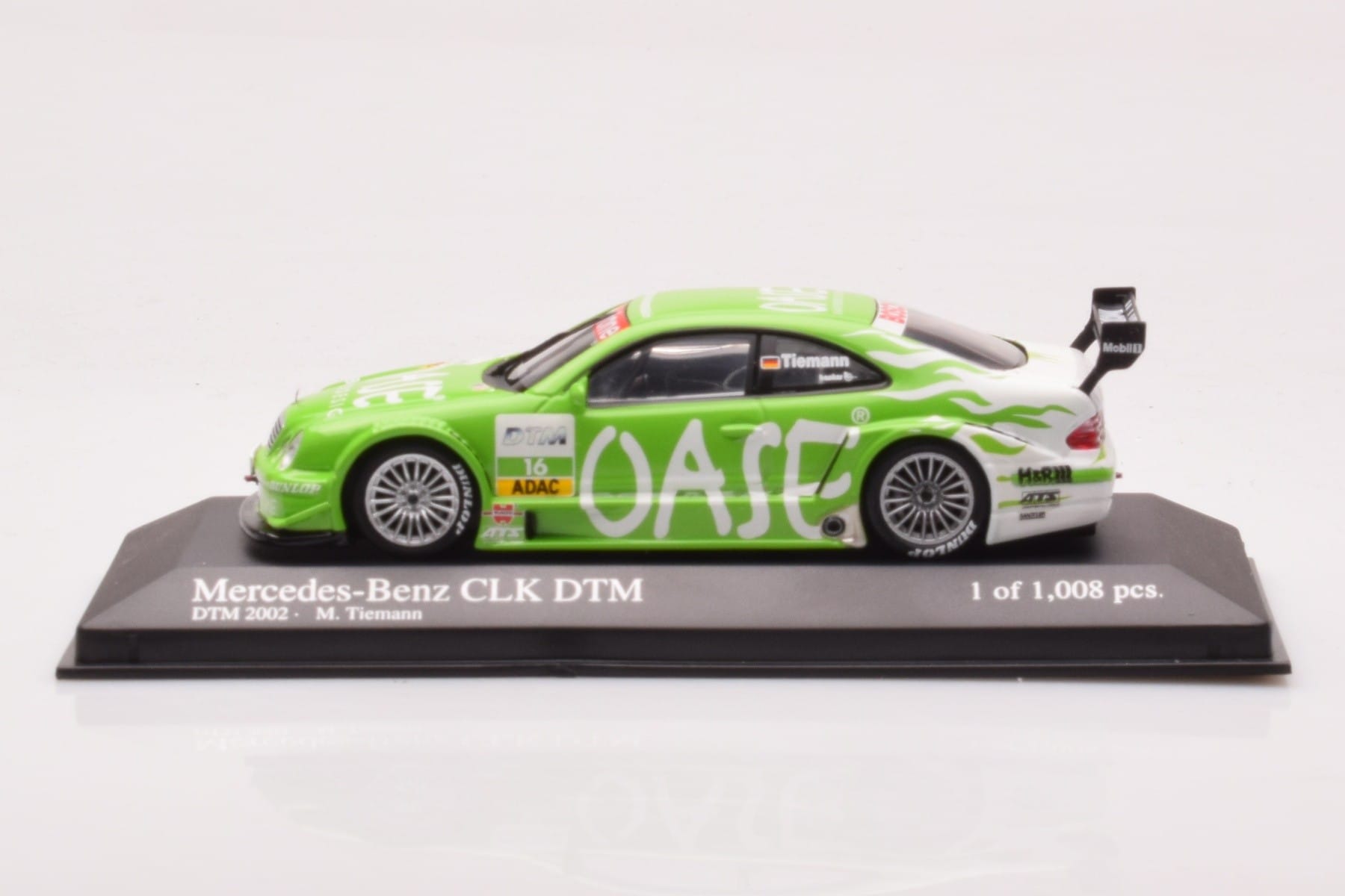 Mercedes CLK DTM Team OASE AMG #16 M. Tiemann DTM 2001 Minichamps 1:43 400023116 Pressofusione