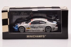 Mercedes CLK DTM Team Original Teile #12 P. Dumbreck DTM 2001 Minichamps 1:43 400023112 Pressofusione — immagine 4 di 4