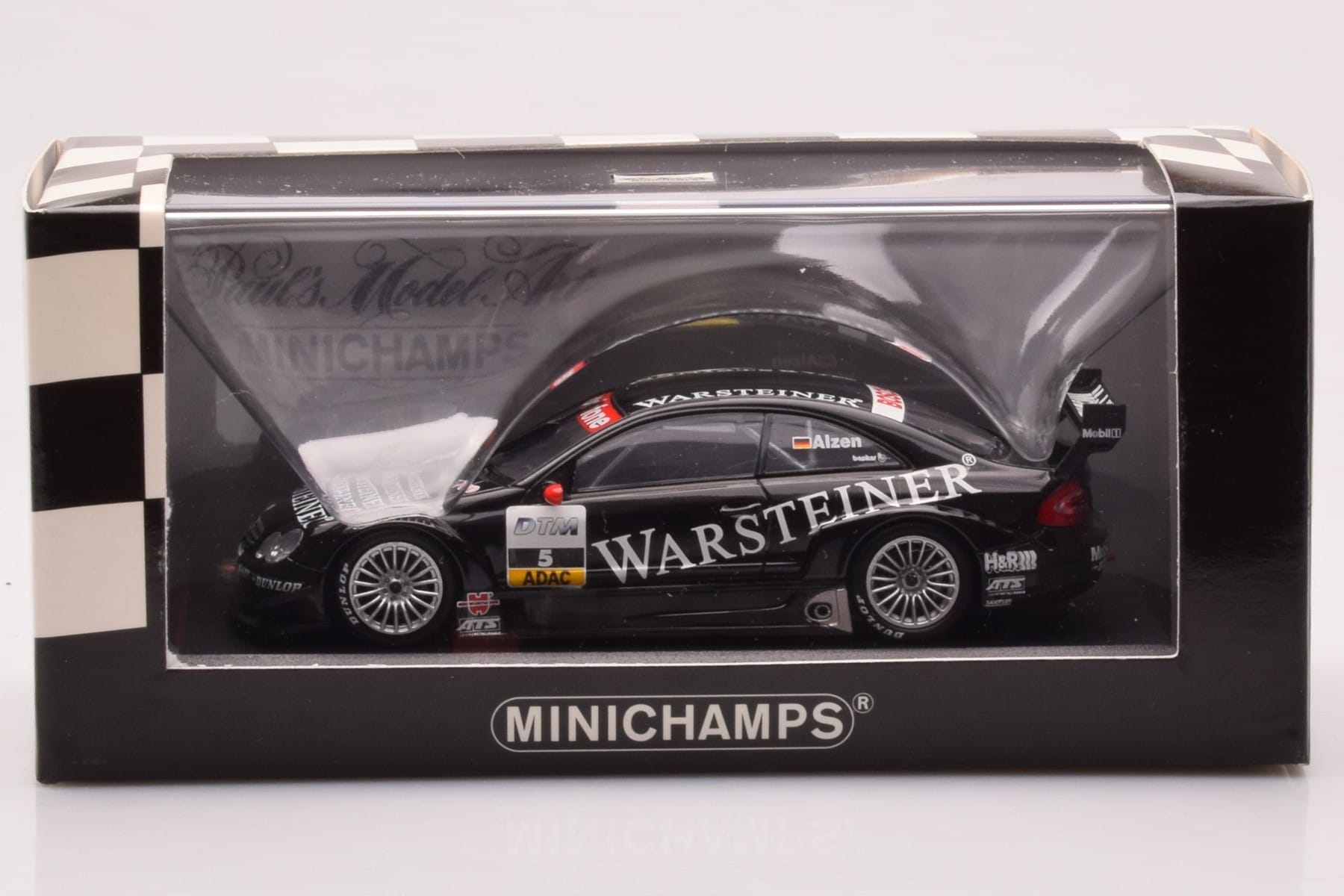 Mercedes CLK DTM Team Warsteiner AMG #5 U. Alzen DTM 2002 Minichamps 1:43 400023025 Pressofusione — immagine 4 di 4