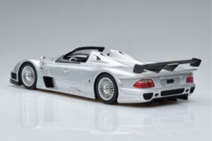 Mercedes CLK GTR Roadster Argento GT Spirit 1:18 GT155 Resina — immagine 5 di 6