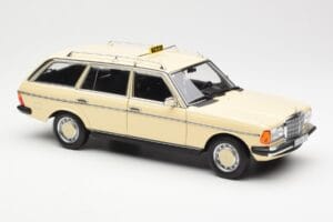 Mercedes 230T W123 T-Model Taxi Norev 1:18 183731 Pressofusione — immagine 6 di 8
