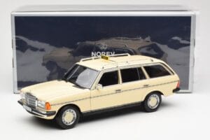 Mercedes 230T W123 T-Model Taxi Norev 1:18 183731 Pressofusione — immagine 8 di 8