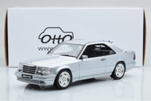 Mercedes E36 AMG C124 Coupe Argento Otto 1:18 OT731 Resina — immagine 6 di 6