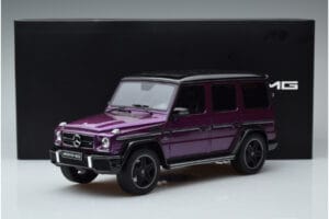 Mercedes G63 AMG W463 Crazy Color Galactic Beam Dealer Edition GT Spirit 1:18 B66961014 Resina — immagine 6 di 6