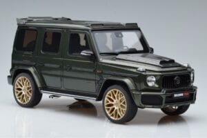 Mercedes G63 Brabus 700 Widestar W463 Verde GT Spirit 1:18 GT274 Resina — immagine 4 di 6