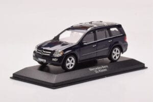 Mercedes GL X164 Tanzanite Blu Minichamps 1:43 B66962228 Pressofusione — immagine 2 di 4