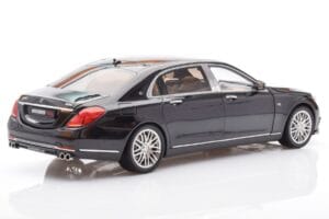 Mercedes Maybach S-Class W222 Brabus 900 Obsidian Nero Almost Real 1:18 860102 Pressofusione — immagine 3 di 8