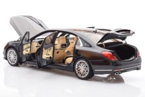 Mercedes Maybach S-Class W222 Brabus 900 Obsidian Nero Almost Real 1:18 860102 Pressofusione — immagine 5 di 8