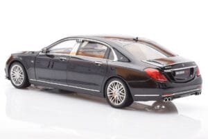 Mercedes Maybach S-Class W222 Brabus 900 Obsidian Nero Almost Real 1:18 860102 Pressofusione — immagine 7 di 8