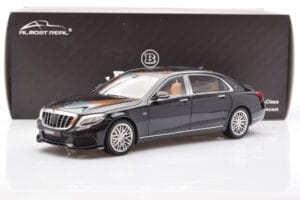Mercedes Maybach S-Class W222 Brabus 900 Obsidian Nero Almost Real 1:18 860102 Pressofusione — immagine 8 di 8