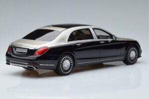 Mercedes Maybach S600 W222 Nero Argento GT Spirit 1:18 GT237 Resina — immagine 2 di 6