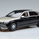 Mercedes Maybach S600 W222 Nero Argento GT Spirit 1:18 GT237 Resina