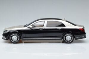 Mercedes Maybach S600 W222 Nero Argento GT Spirit 1:18 GT237 Resina — immagine 3 di 6