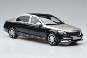 Mercedes Maybach S600 W222 Nero Argento GT Spirit 1:18 GT237 Resina — immagine 4 di 6