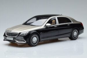 Mercedes Maybach S600 W222 Nero Argento GT Spirit 1:18 GT237 Resina