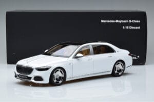 Mercedes Maybach S600 W222 V12 Biturbo Diamond Bianco Almost Real 1:18 820116 Pressofusione — immagine 11 di 11