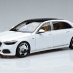 Mercedes Maybach S600 W222 V12 Biturbo Diamond Bianco Almost Real 1:18