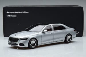 Mercedes Maybach S600 W222 V12 Biturbo Hightech Argento Almost Real 1:18 820118 Pressofusione — immagine 12 di 12