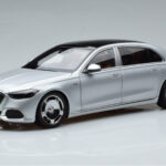 Mercedes Maybach S600 W222 V12 Biturbo Hightech Argento Almost Real 1:18
