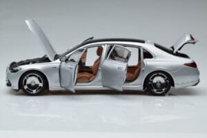 Mercedes Maybach S600 W222 V12 Biturbo Hightech Argento Almost Real 1:18 820118 Pressofusione — immagine 4 di 12