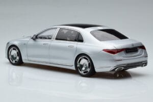 Mercedes Maybach S600 W222 V12 Biturbo Hightech Argento Almost Real 1:18 820118 Pressofusione — immagine 7 di 12
