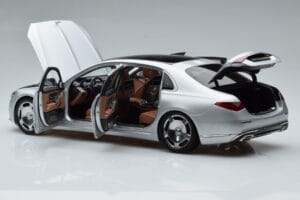 Mercedes Maybach S600 W222 V12 Biturbo Hightech Argento Almost Real 1:18 820118 Pressofusione — immagine 8 di 12