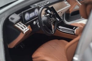 Mercedes Maybach S600 W222 V12 Biturbo Hightech Argento Almost Real 1:18 820118 Pressofusione — immagine 10 di 12