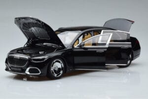 Mercedes Maybach S600 W222 V12 Biturbo Obsidian Nero Almost Real 1:18 820115 Pressofusione — immagine 2 di 11