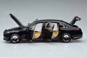 Mercedes Maybach S600 W222 V12 Biturbo Obsidian Nero Almost Real 1:18 820115 Pressofusione — immagine 4 di 11